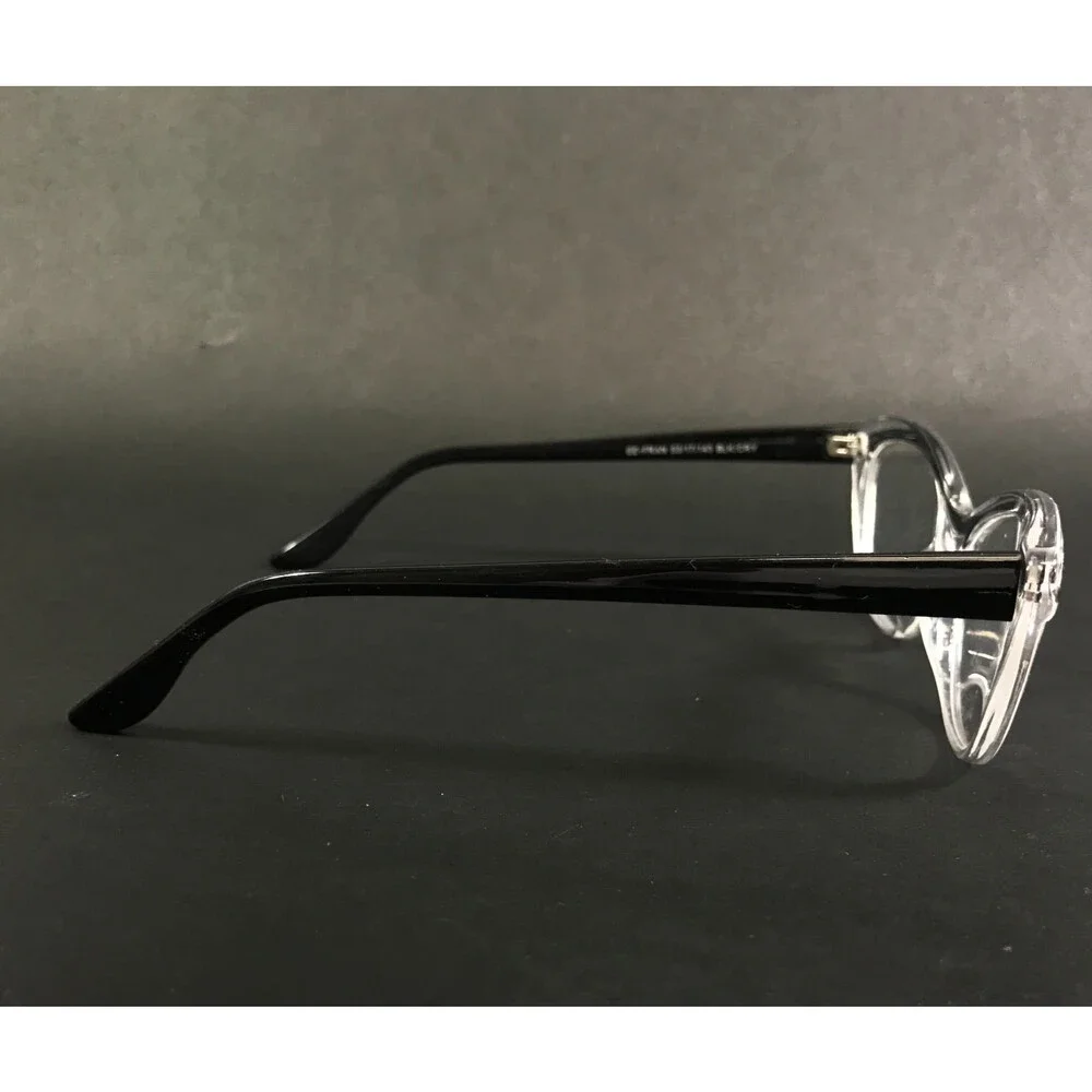 Envy Eyewear Eyeglasses Frames EE-FRAN BLK/CRY Black Crystal Full Rim 53-17-143